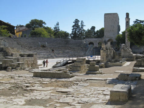 Ancient Roman Theatre in Arles France