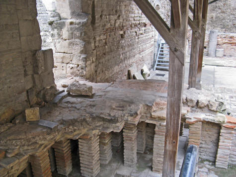 Roman Baths in Arles France