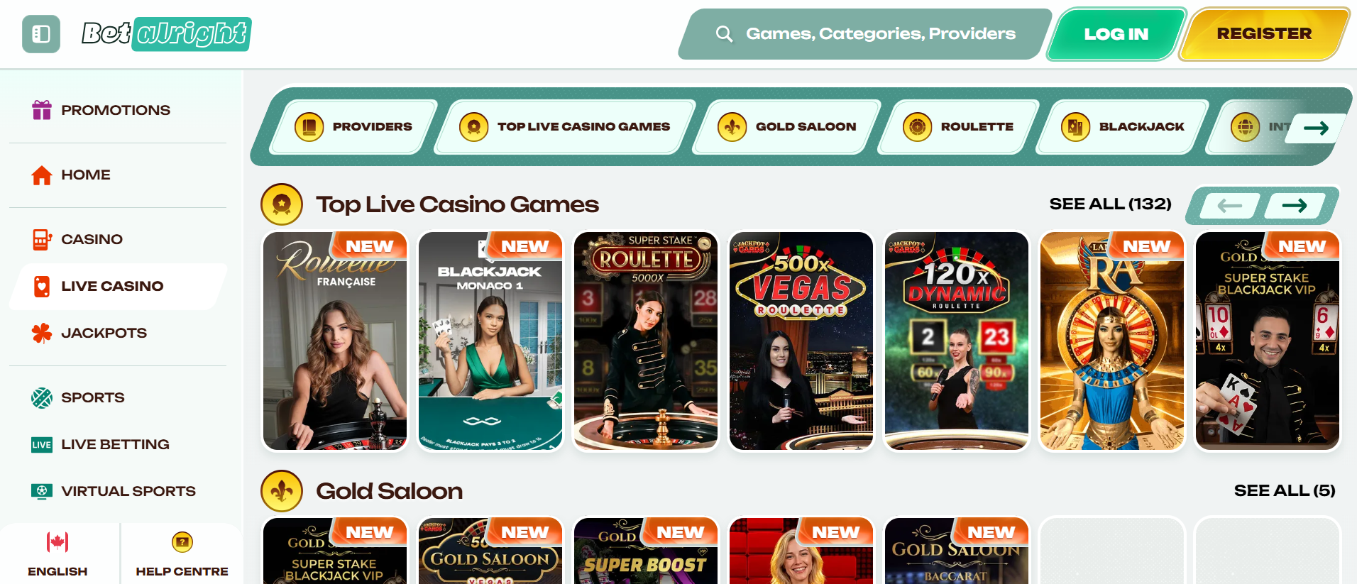 Betalright casino site