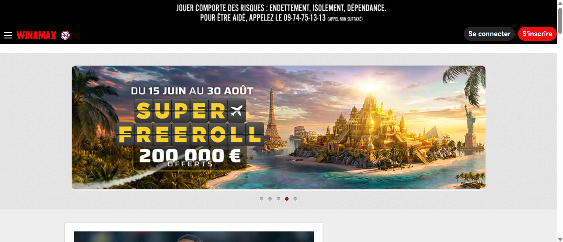 Winamax casino site